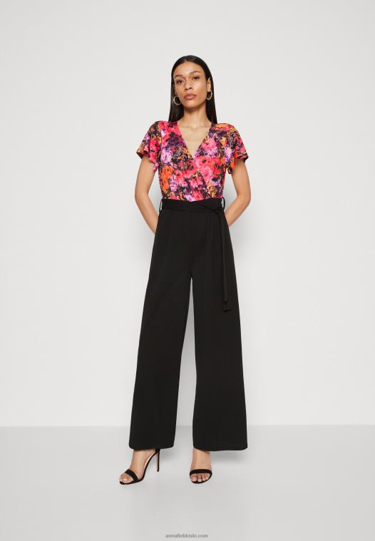 Anna Field kvinner jumpsuit rosa/svart P266L894