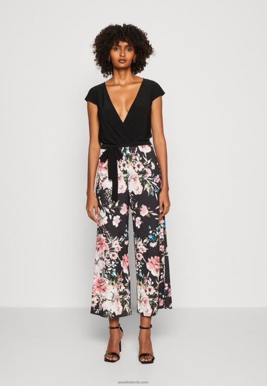 Anna Field kvinner jumpsuit svart/flerfarget P266L873
