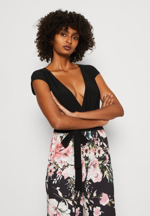 Anna Field kvinner jumpsuit svart/flerfarget P266L873