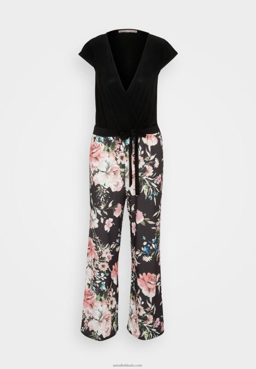 Anna Field kvinner jumpsuit svart/flerfarget P266L873