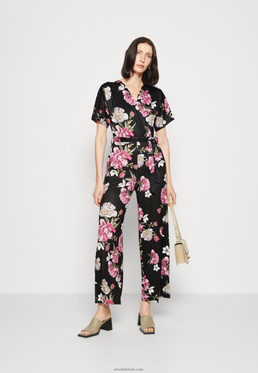 Anna Field kvinner jumpsuit svart/flerfarget P266L888