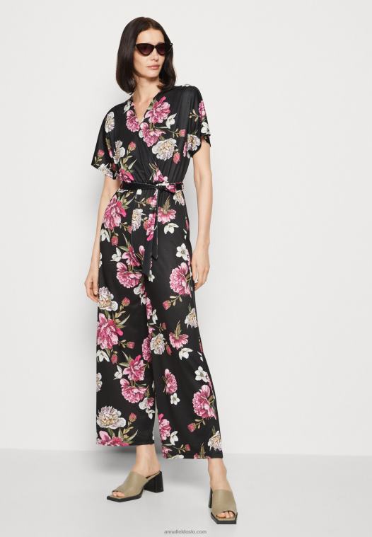 Anna Field kvinner jumpsuit svart/flerfarget P266L888