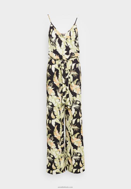 Anna Field kvinner jumpsuit svart/grønn P266L868