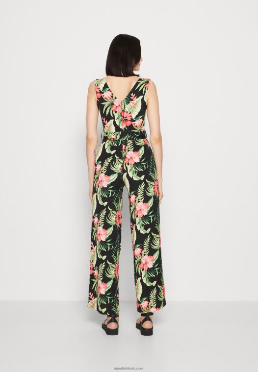 Anna Field kvinner jumpsuit svart/grønn P266L900