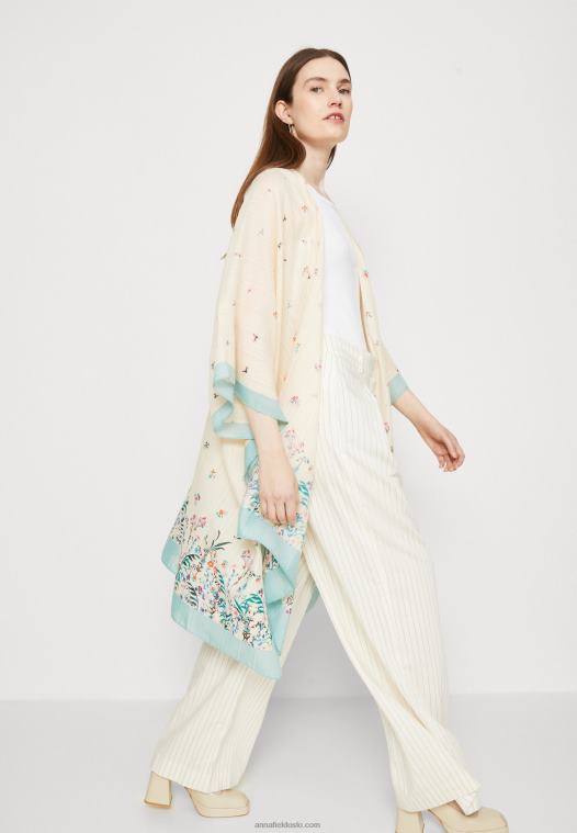 Anna Field kvinner kappe gul P266L724