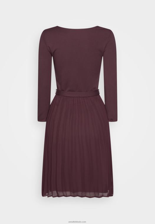 Anna Field kvinner cocktailkjole festkjole lilla P266L53