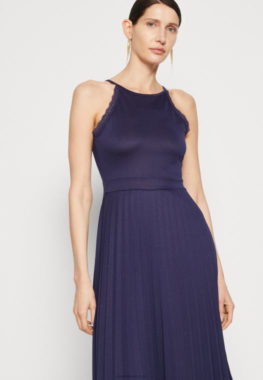 Anna Field kvinner cocktailkjole festkjole mørkeblå P266L45