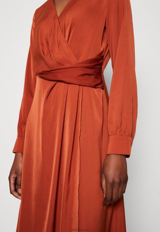 Anna Field kvinner cocktailkjole selskapskjole brun P266L54