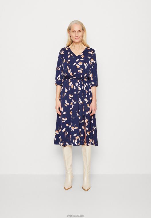 Anna Field kvinner cocktailkjole selskapskjole flerfarget P266L55