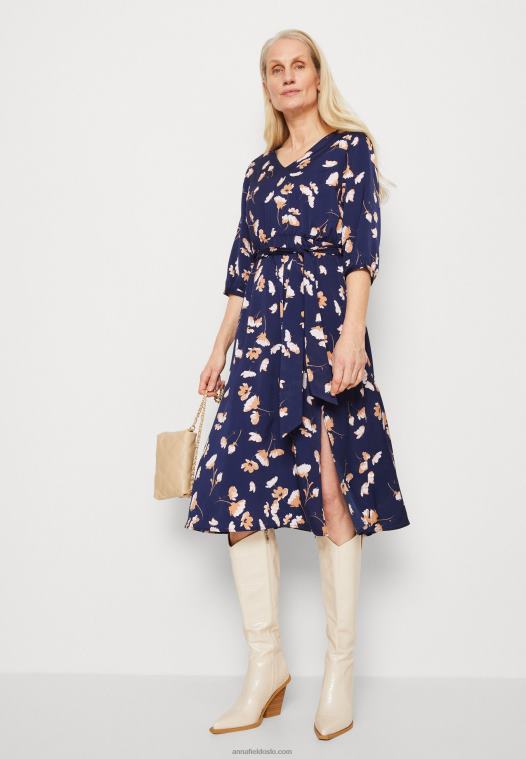 Anna Field kvinner cocktailkjole selskapskjole flerfarget P266L55