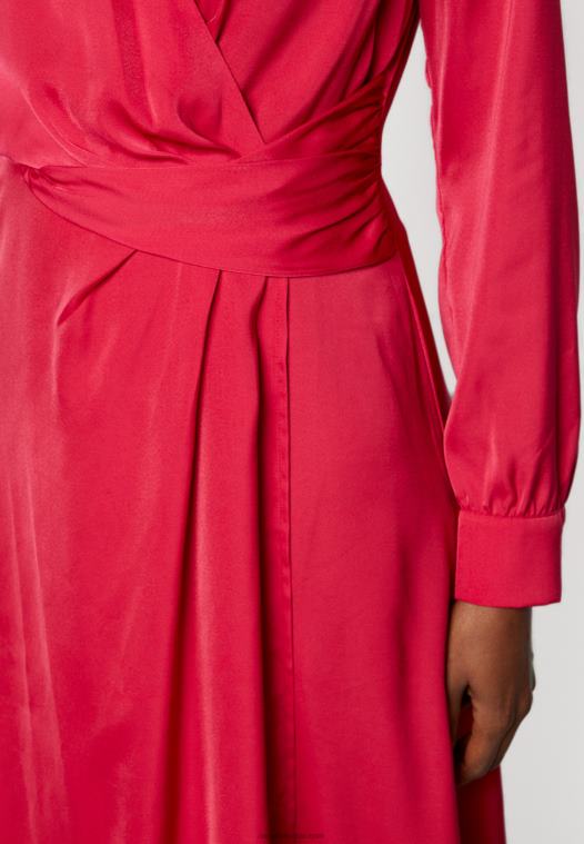 Anna Field kvinner cocktailkjole selskapskjole rød P266L32