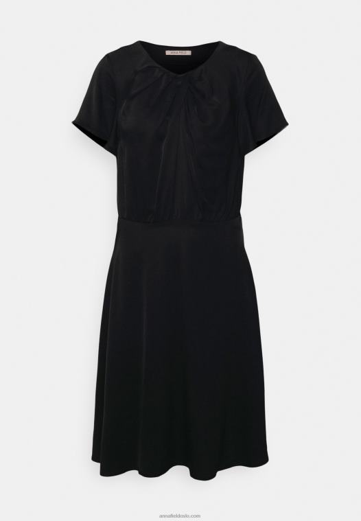 Anna Field kvinner cocktailkjole selskapskjole svart P266L56