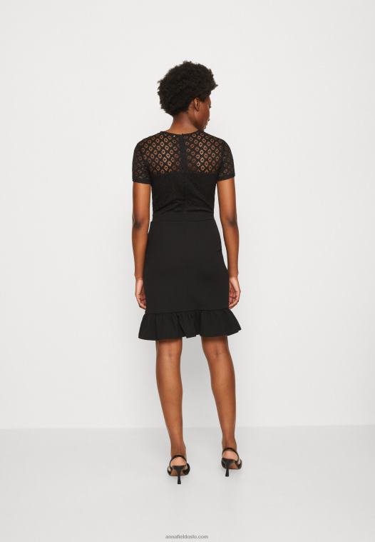Anna Field kvinner cocktailkjole selskapskjole svart P266L60