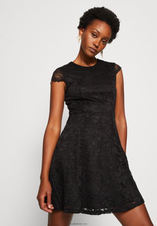 Anna Field kvinner cocktailkjole selskapskjole svart P266L64