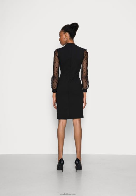 Anna Field kvinner cocktailkjole selskapskjole svart P266L70