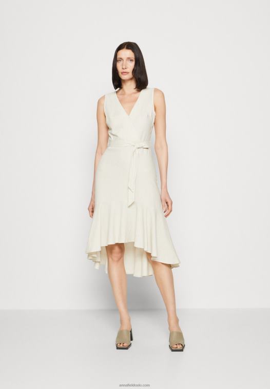 Anna Field kvinner dagskjole beige P266L16