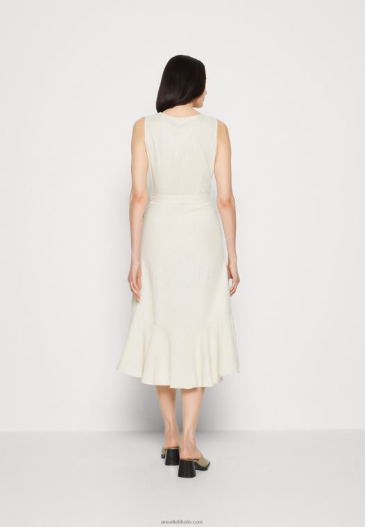 Anna Field kvinner dagskjole beige P266L16