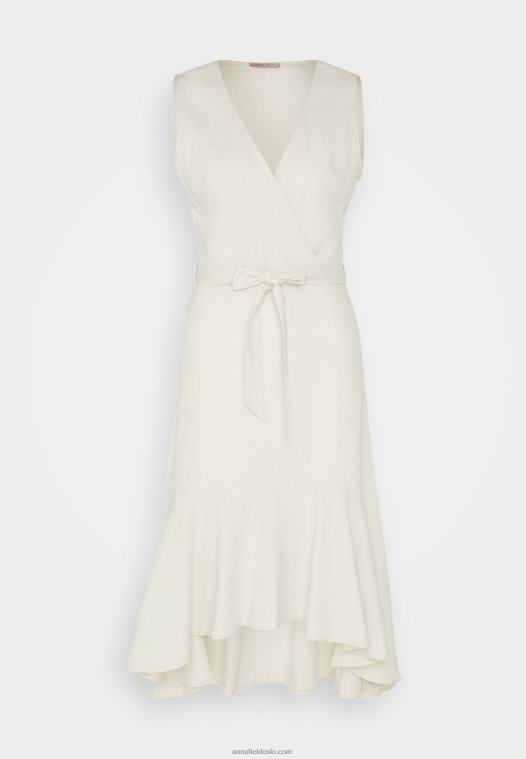 Anna Field kvinner dagskjole beige P266L16