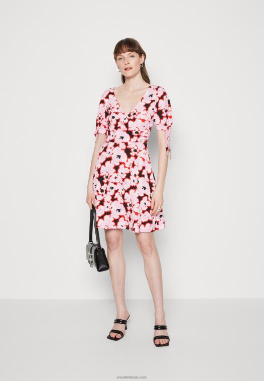 Anna Field kvinner dagskjole rosa P266L30