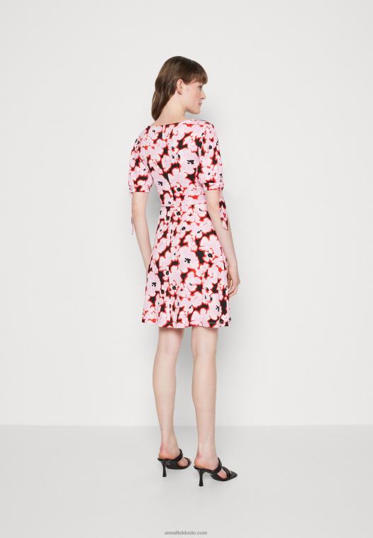 Anna Field kvinner dagskjole rosa P266L30