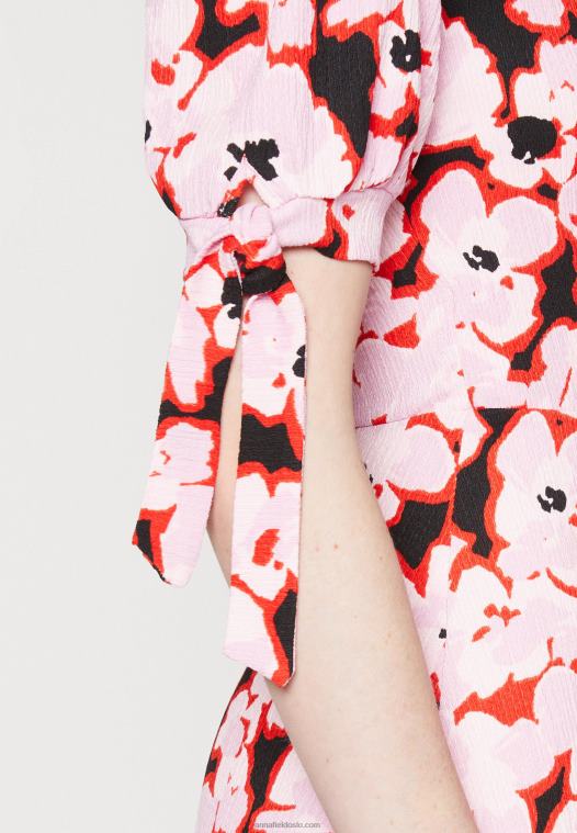 Anna Field kvinner dagskjole rosa P266L30