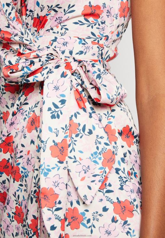 Anna Field kvinner dagskjole rosa/rød P266L14