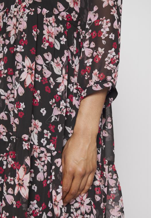 Anna Field kvinner dagskjole rosa/svart/flerfarget P266L31