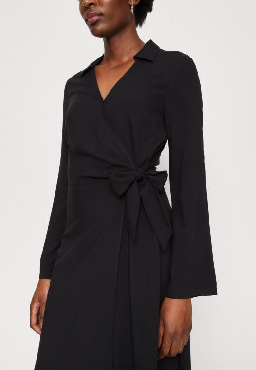 Anna Field kvinner dagskjole svart P266L21