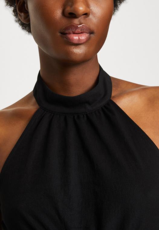 Anna Field kvinner dagskjole svart P266L26