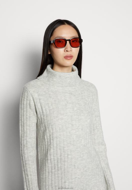 Anna Field kvinner genserkjole flekkete lysegrå P266L213