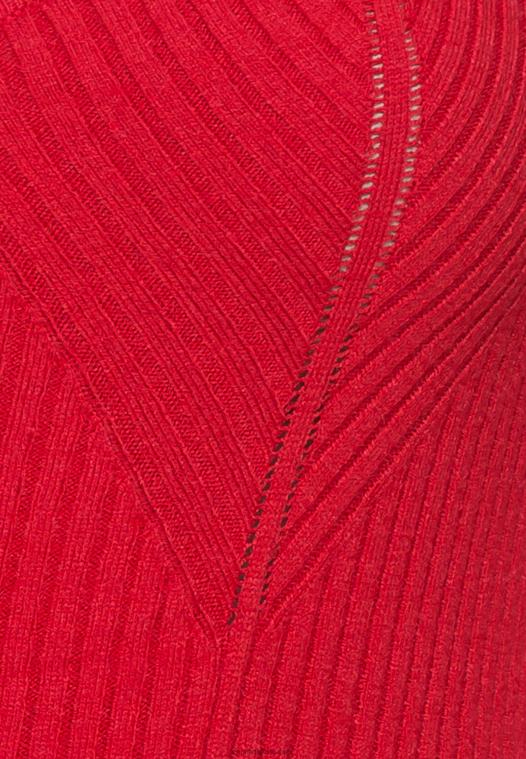 Anna Field kvinner genserkjole rød P266L194