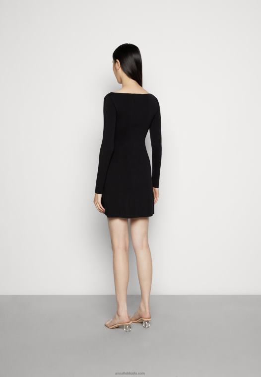 Anna Field kvinner genserkjole svart P266L236