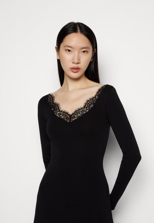 Anna Field kvinner genserkjole svart P266L236