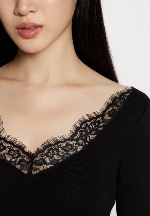 Anna Field kvinner genserkjole svart P266L236