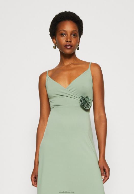 Anna Field kvinner jersey kjole grønn P266L42