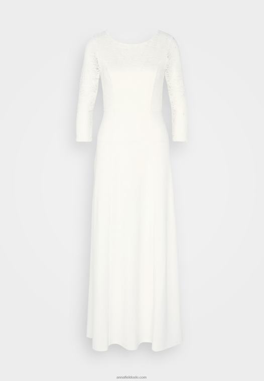 Anna Field kvinner jersey kjole hvit P266L75