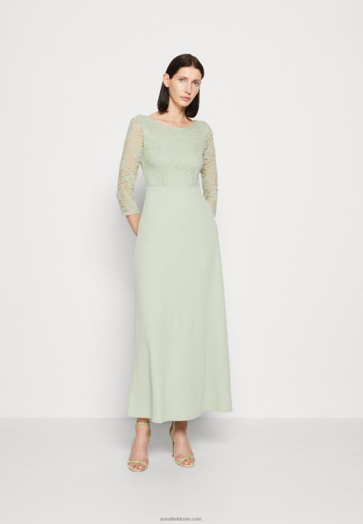 Anna Field kvinner jersey kjole lysegrønn P266L76