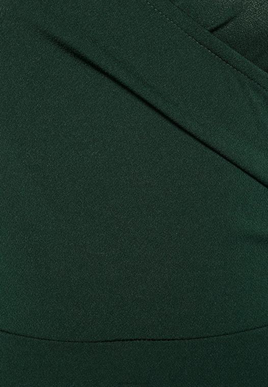 Anna Field kvinner jersey kjole mørkegrønn P266L39