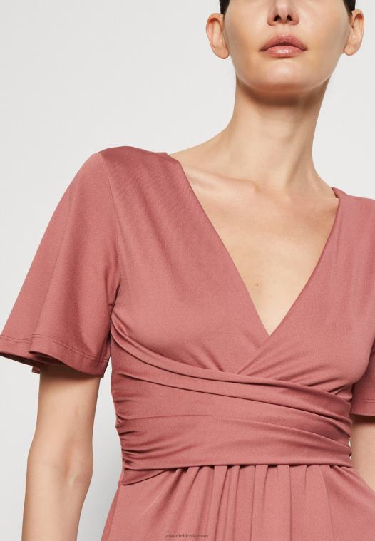 Anna Field kvinner jersey kjole rosa P266L127