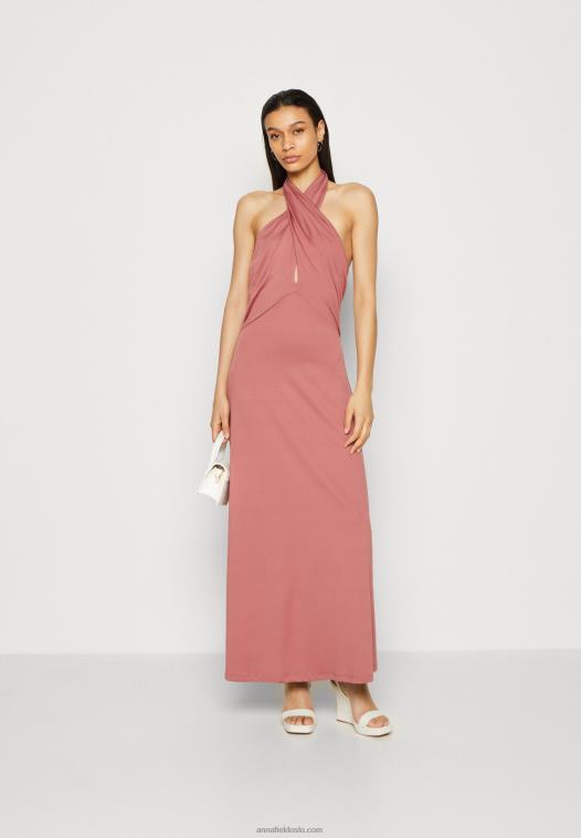 Anna Field kvinner jersey kjole rosa P266L79