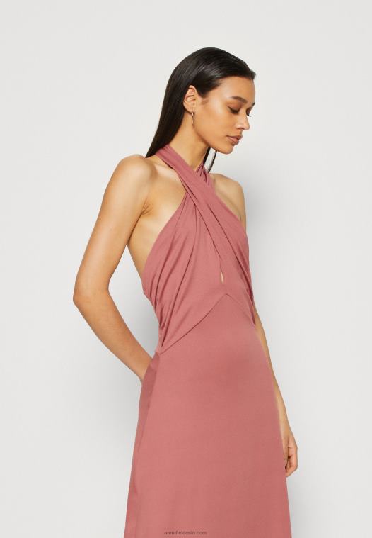 Anna Field kvinner jersey kjole rosa P266L79