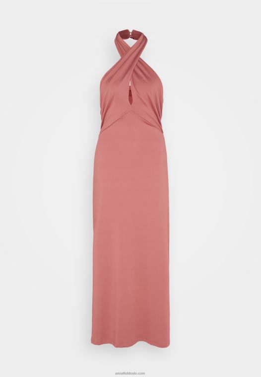 Anna Field kvinner jersey kjole rosa P266L79