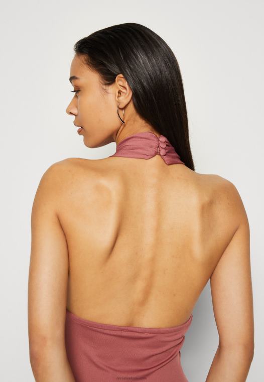 Anna Field kvinner jersey kjole rosa P266L79