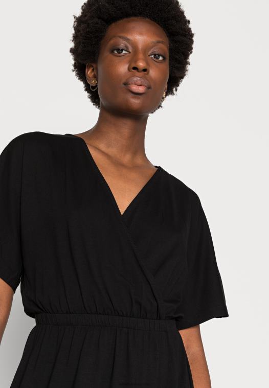 Anna Field kvinner jersey kjole svart P266L159