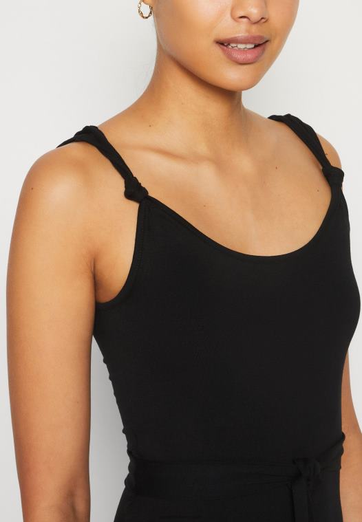 Anna Field kvinner jersey kjole svart P266L162