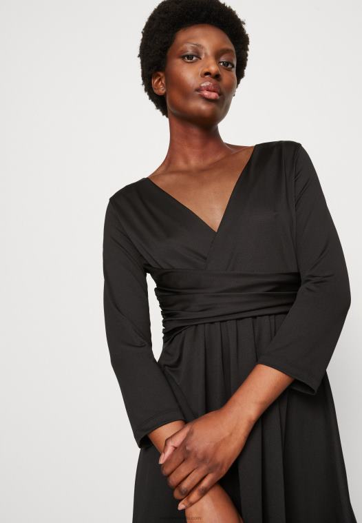 Anna Field kvinner jersey kjole svart P266L165