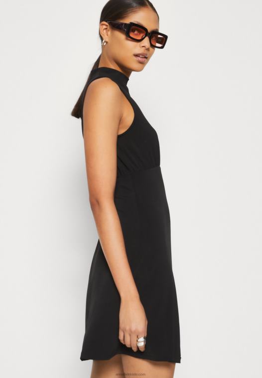 Anna Field kvinner jersey kjole svart P266L167