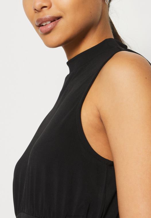 Anna Field kvinner jersey kjole svart P266L167