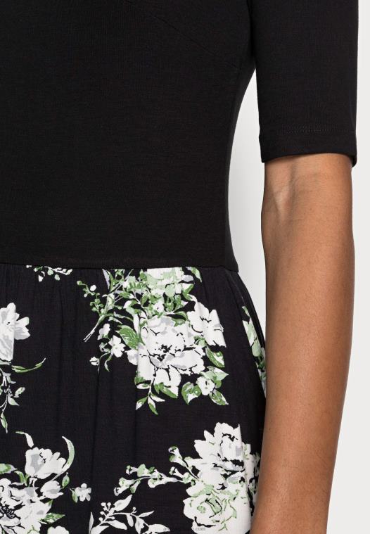 Anna Field kvinner jersey kjole svart P266L169