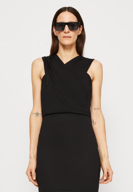 Anna Field kvinner jersey kjole svart P266L174